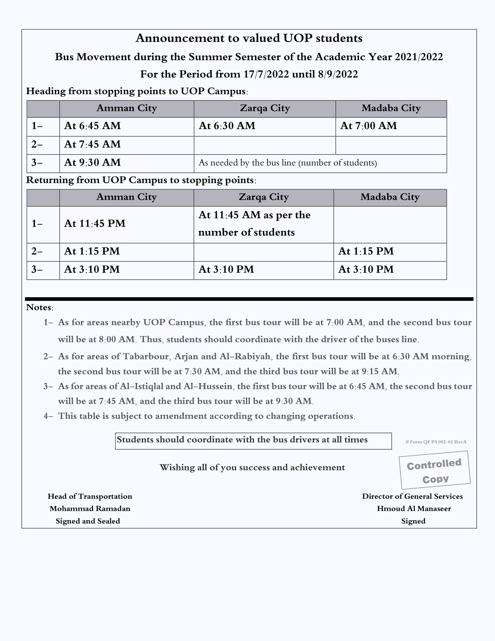 bus-tour-dates-during-summer-semester-of-academic-year-2021-2022